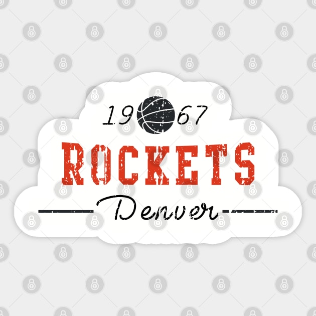 Denver Rockets Sticker by HomePlateCreative